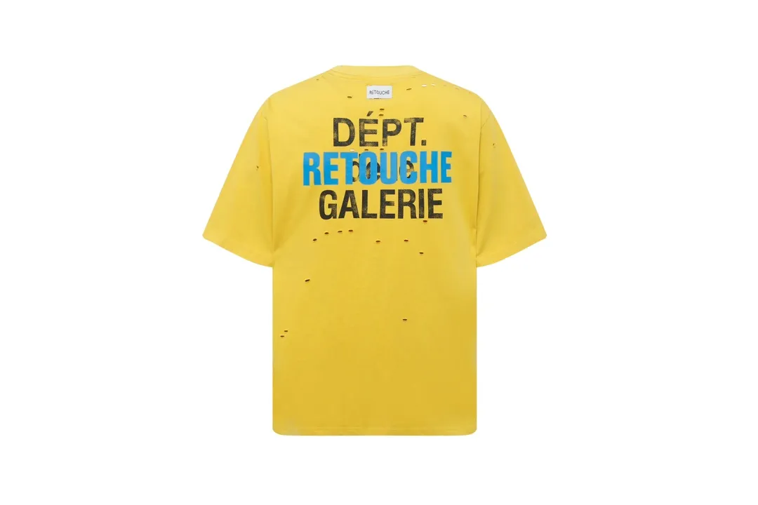 GALLERY.DEPT new summer short-sleeved model number: D3123p110 color: yellow code number: S M L XL
